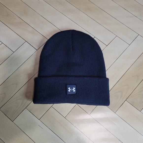 Under Armour Navy Blue Halftime Cuff Beanie - Picture 9 of 9